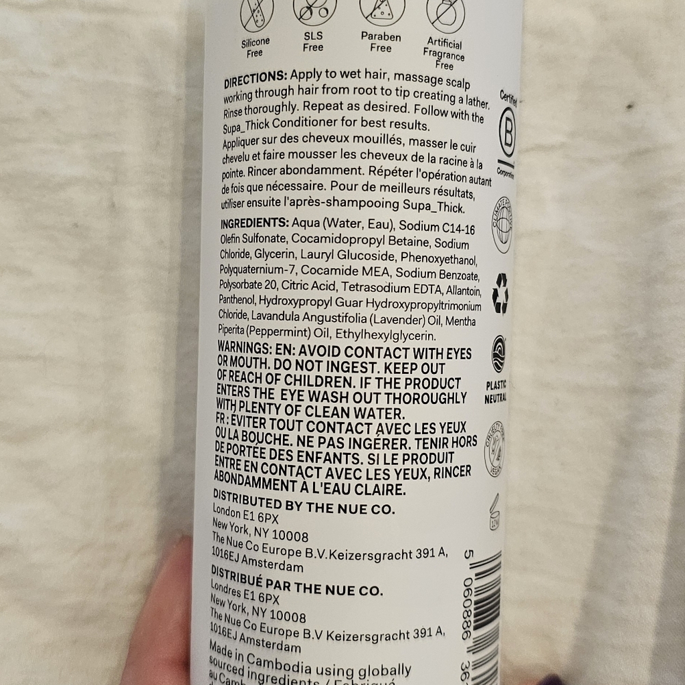 The Nu Co Supa_Thick shampoo and conditioner - Picture 2 of 3